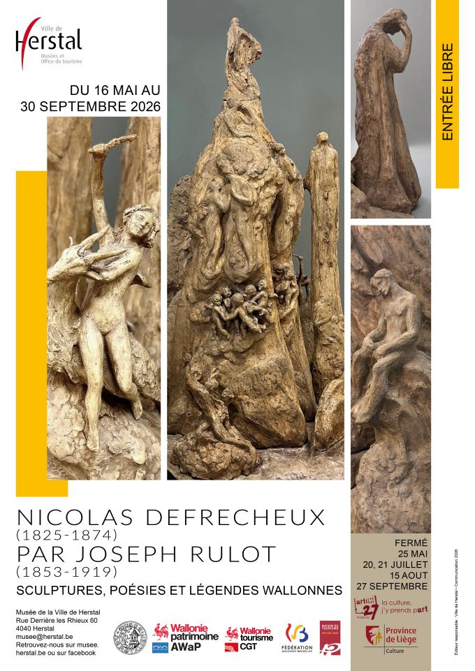 Sculptures, poésies et légendes wallonnes au Musée communal d’Herstal