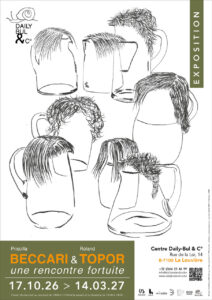 A La Louvière, une rencontre fortuite entre Priscilla Beccari et Roland Topor